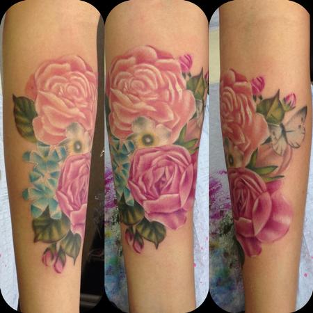 Tattoos - floral tattoo - 116424